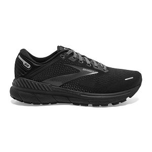 Brooks Adrenaline GTS 22 Road Running Shoes - Womens, Black/Grey | IE-LXW187394